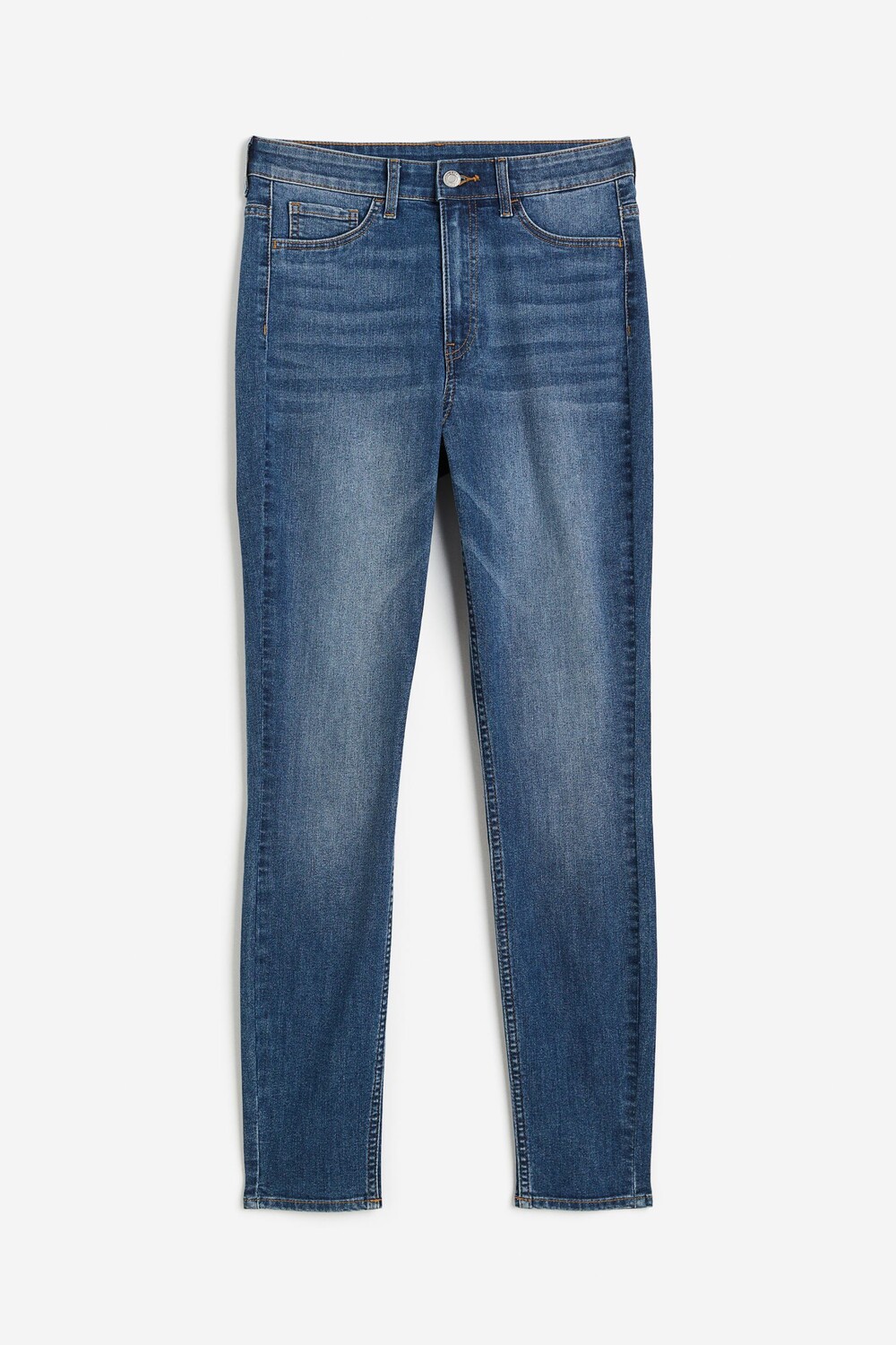 

Джеггинсы H&M Ultra High Ankle, темно-синий
