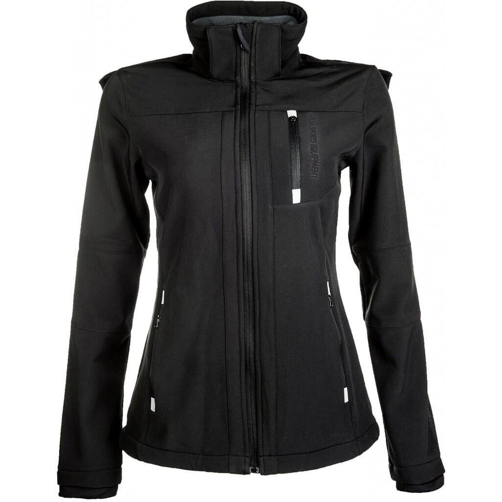 Куртка HKM Sport Softshell женская для верховой езды, черный - фото