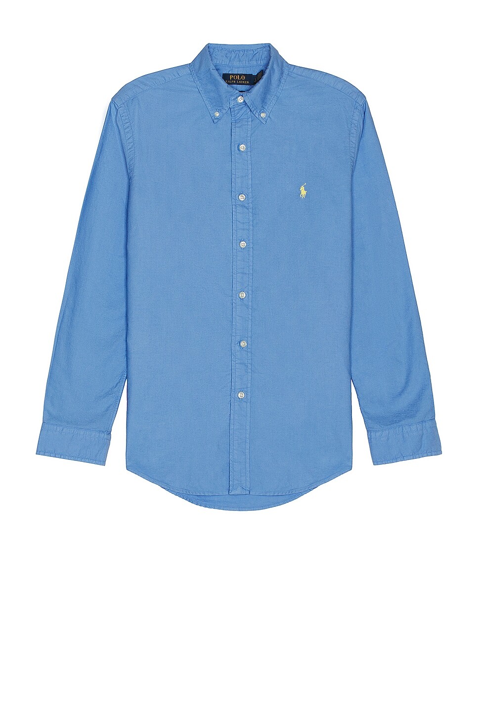 Рубашка Polo Ralph Lauren Oxford Long Sleeve, цвет Harbor Island Blue поло short sleeve polo ralph lauren цвет harbor island blue light navy