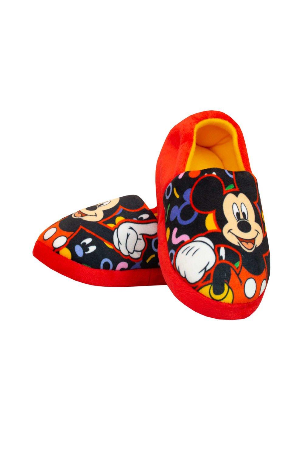 Тапочки с Микки Маусом Disney, красный сумка для плавания с микки маусом disney черный