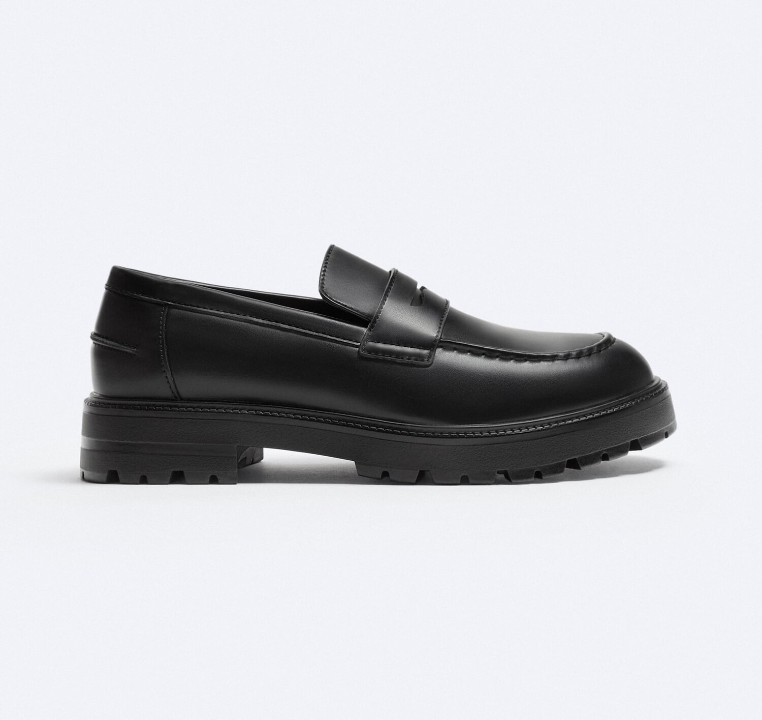 

Туфли-лоферы Zara Track Sole Penny, черный