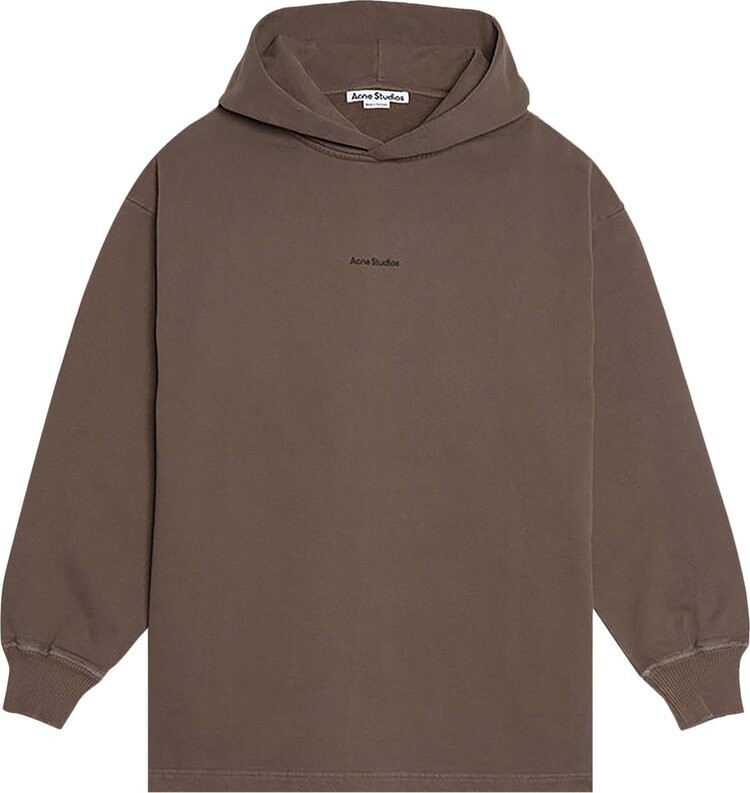 

Толстовка Acne Studios Logo Hooded Sweatshirt 'Stone Grey', серый