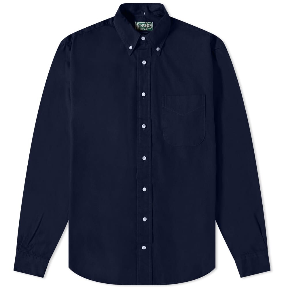 

Рубашка Gitman Vintage Button Down Overdyed Oxford Shirt