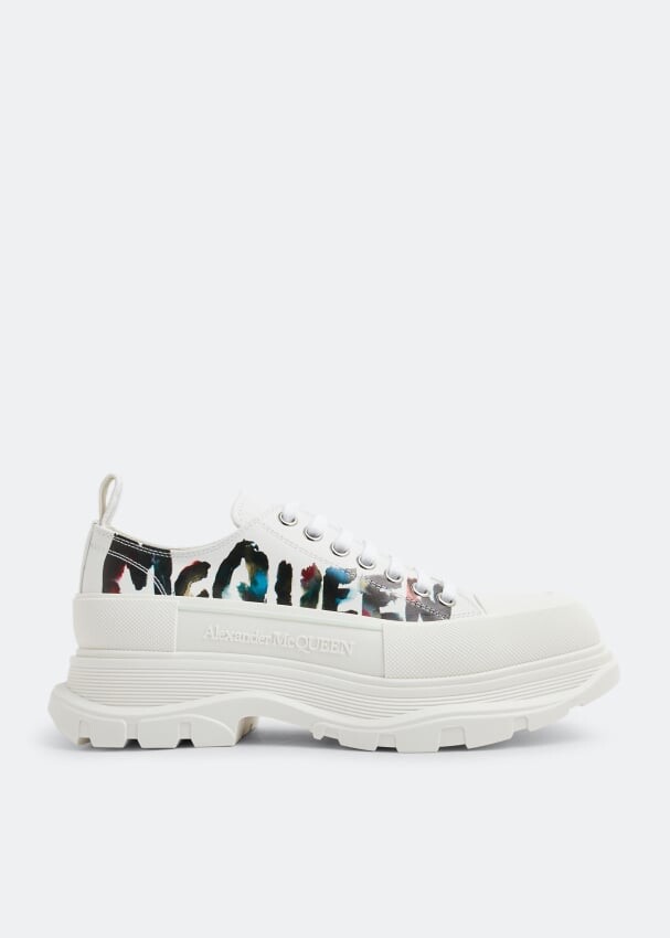 

Кроссовки ALEXANDER MCQUEEN Tread Slick lace-up sneakers, белый