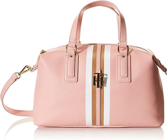 

Женская сумка через плечо Tommy Hilfiger Jaden Satchel, успокаивающий розовый