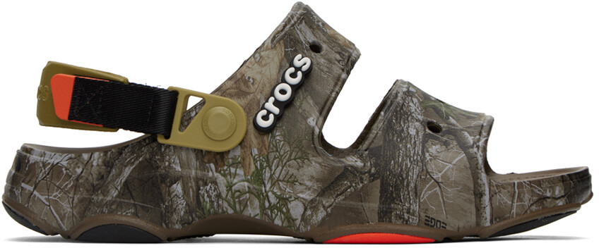 

Вседорожные сандалии цвета хаки Realtree EDGE Edition Crocs
