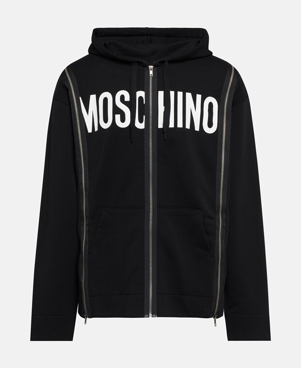 

Толстовка с капюшоном Moschino, черный