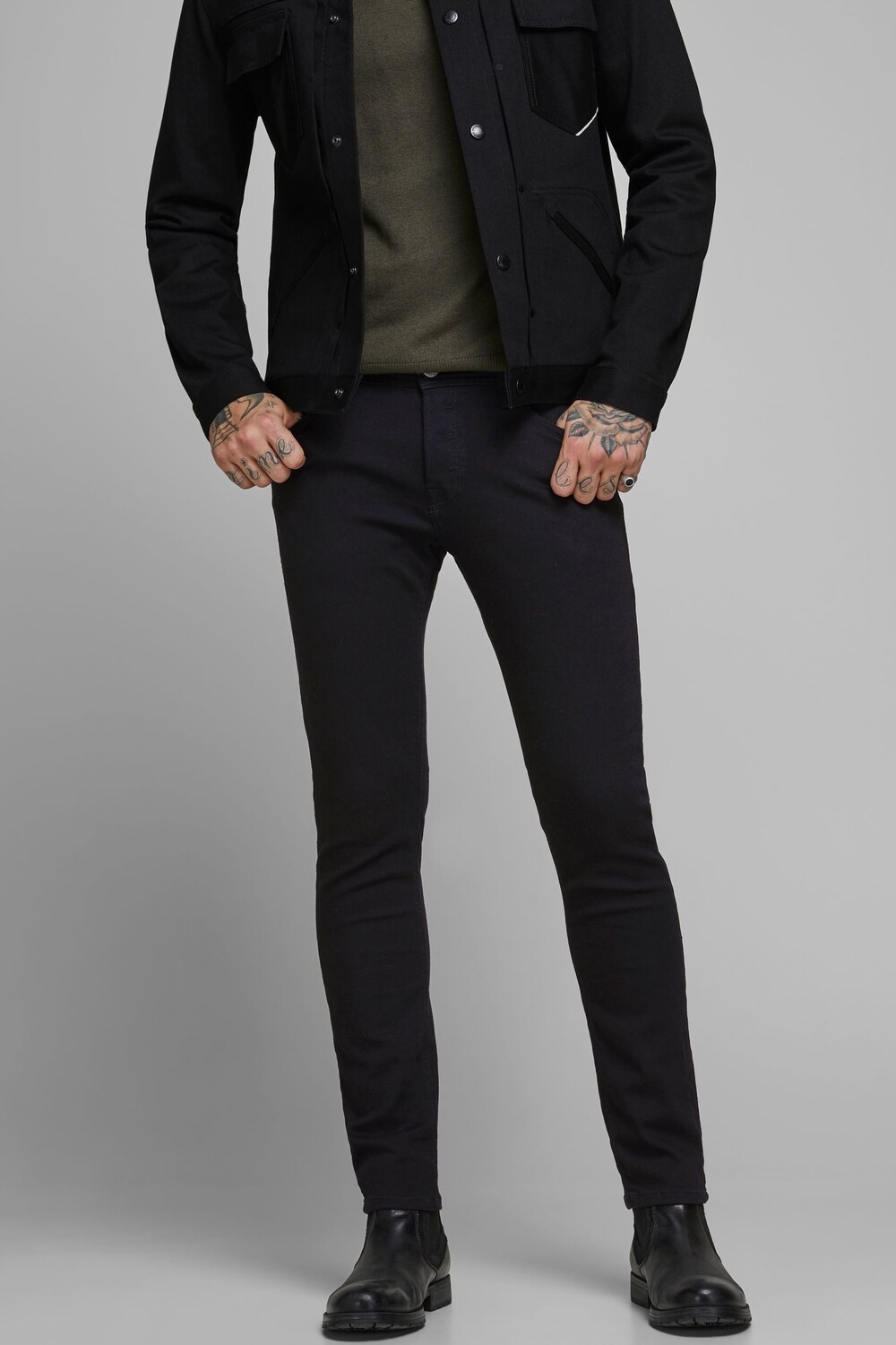 

Джинсы узкого кроя Jack & Jones Glen зауженного кроя JACK & JONES, черный