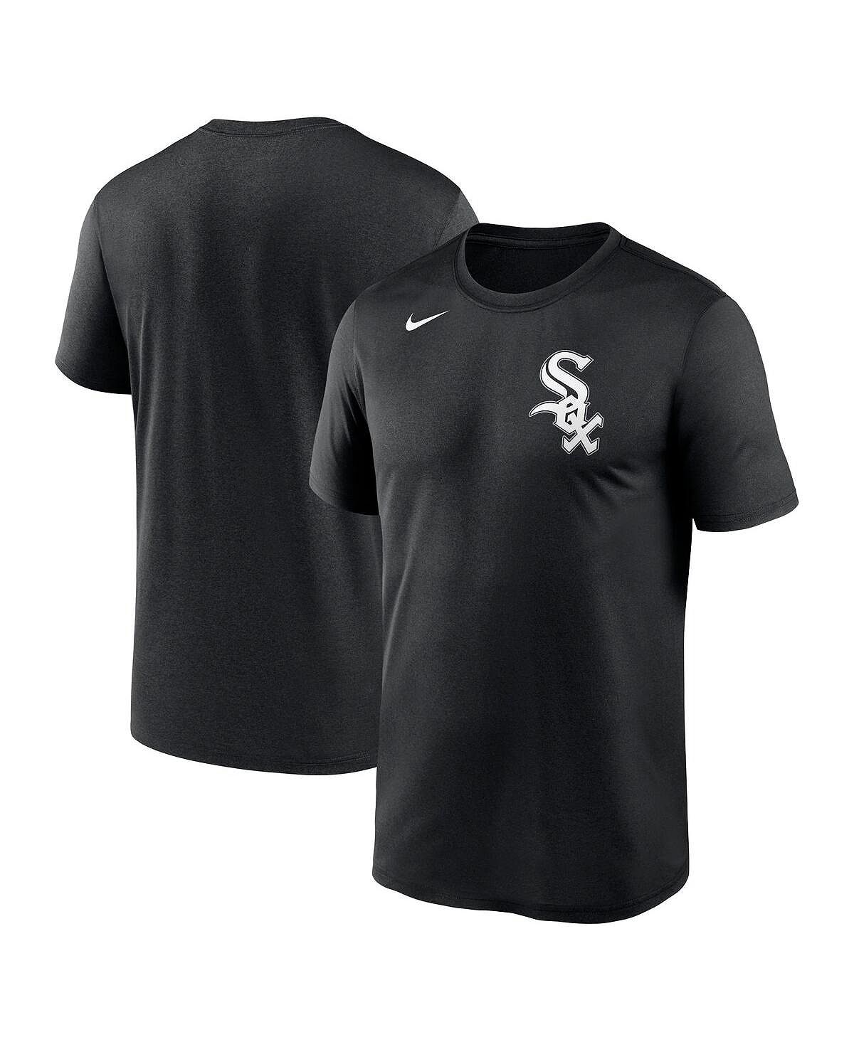 Мужская черная футболка Chicago White Sox New Legend с надписью Nike