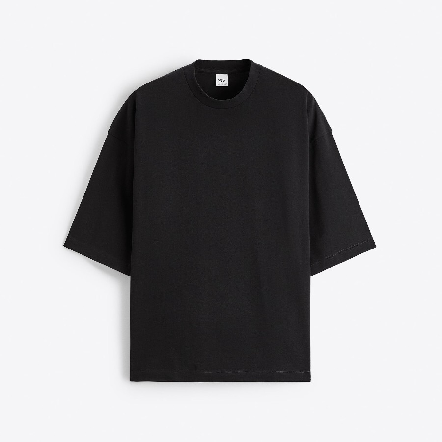 

Футболка Zara Oversize, черный