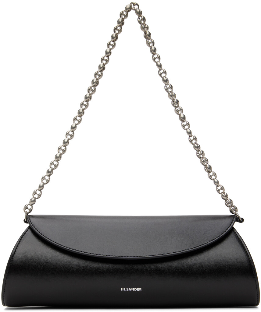 

Черная маленькая сумка Cannolo Jil Sander