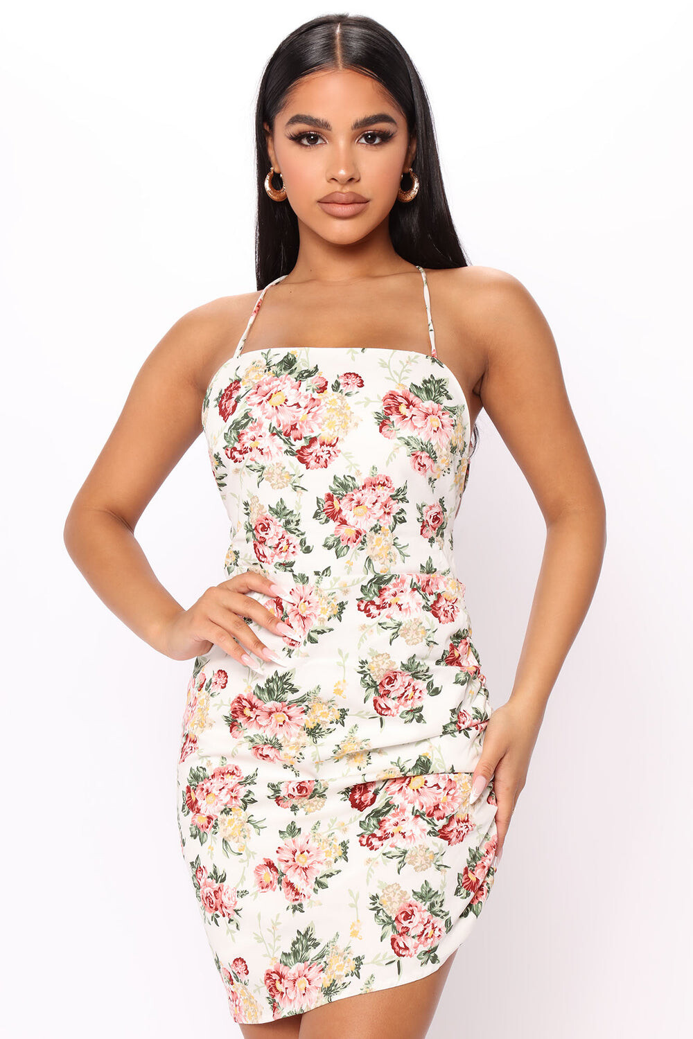 

Мини платье Fashion Nova MD2587, белый