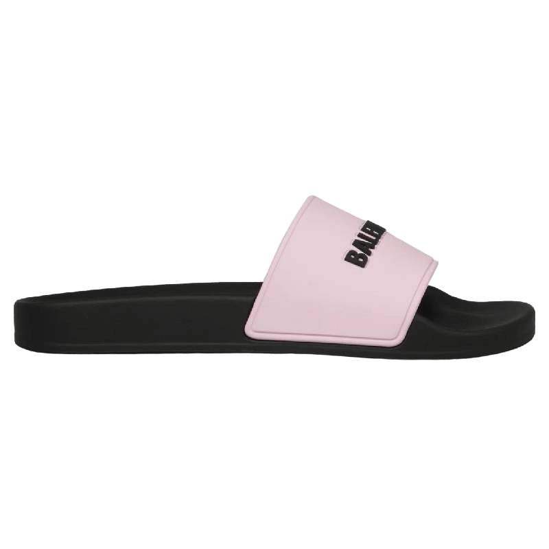 

Сандали Balenciaga Logo Pool Slide, черно-розовый