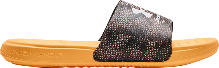 

Сандалии Under Armour Ansa Graphic Slide Black Orange Ice, черный