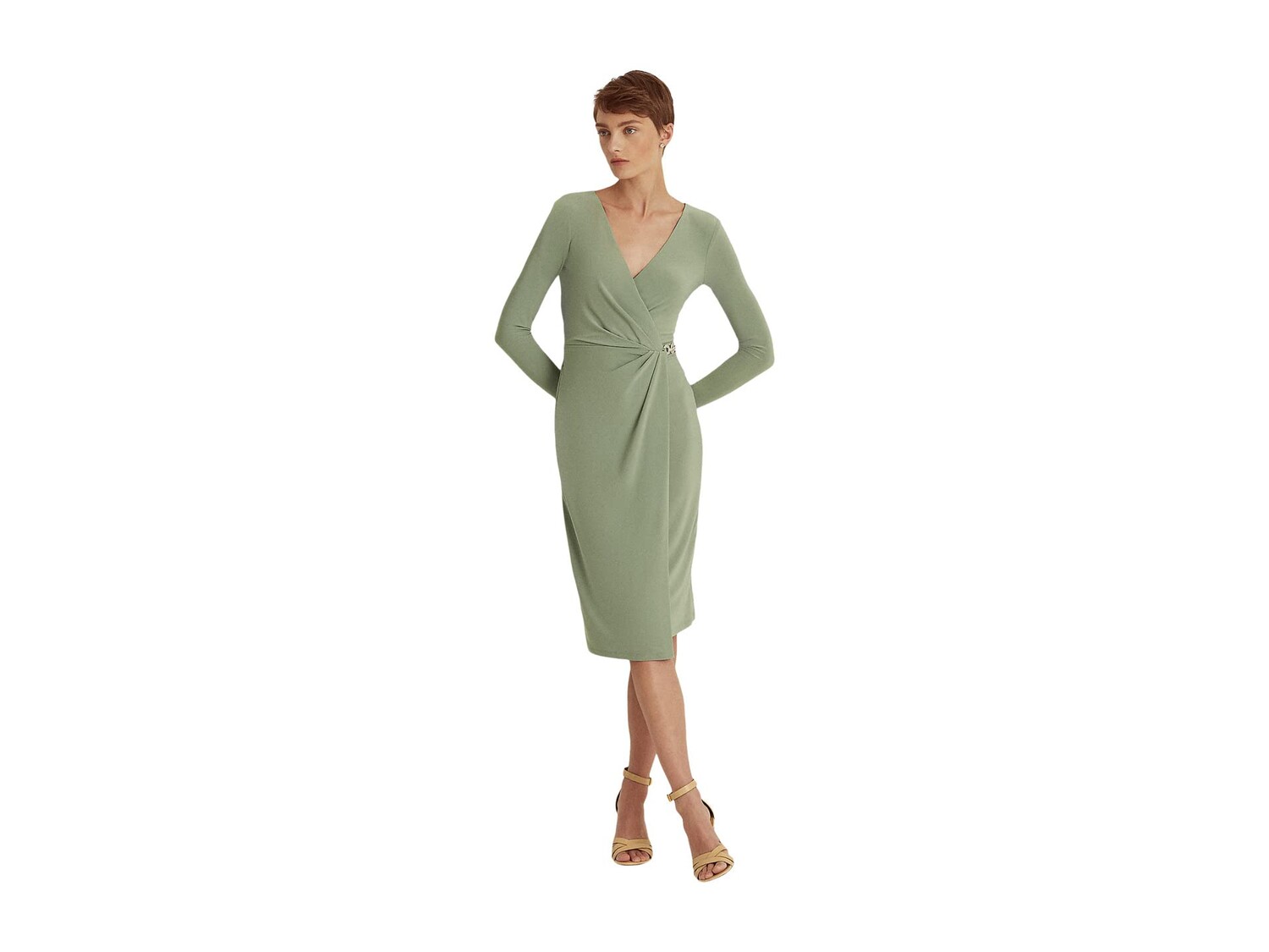 

Платье LAUREN Ralph Lauren, Matte Jersey Surplice Dress