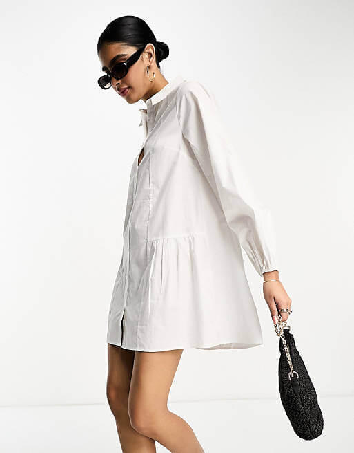 

Платье-рубашка Asos Design, белый