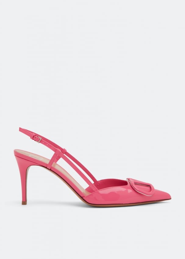

Туфли VALENTINO GARAVANI VLogo Signature slingback pumps, розовый