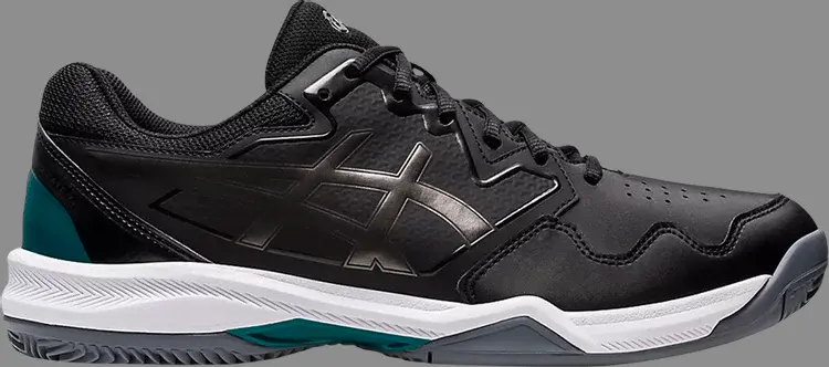 

Кроссовки gel dedicate 7 clay 'black gunmetal' Asics, черный