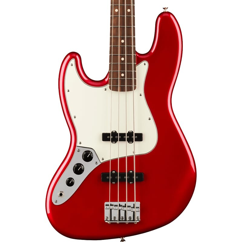 

Басс гитара Fender Player Jazz Bass Guitar, Lefty, Pau Ferro, Candy Apple Red