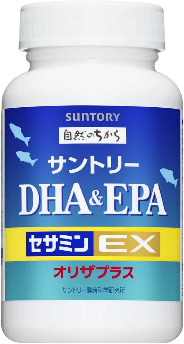 Омега-3 Suntory DHA & EPA Sesamine EX, 240 капсул омега 3 epa dha 15 капсул