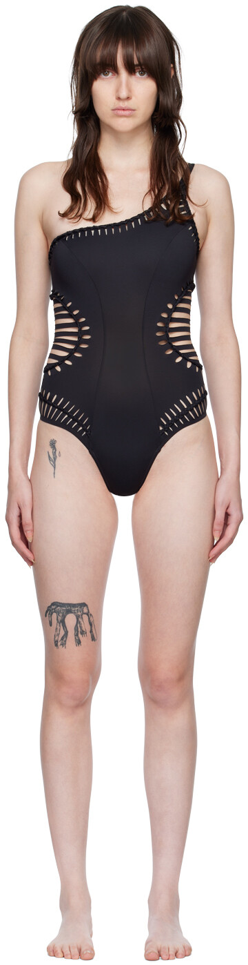 

Черный цельный купальник Sofi Agent Provocateur