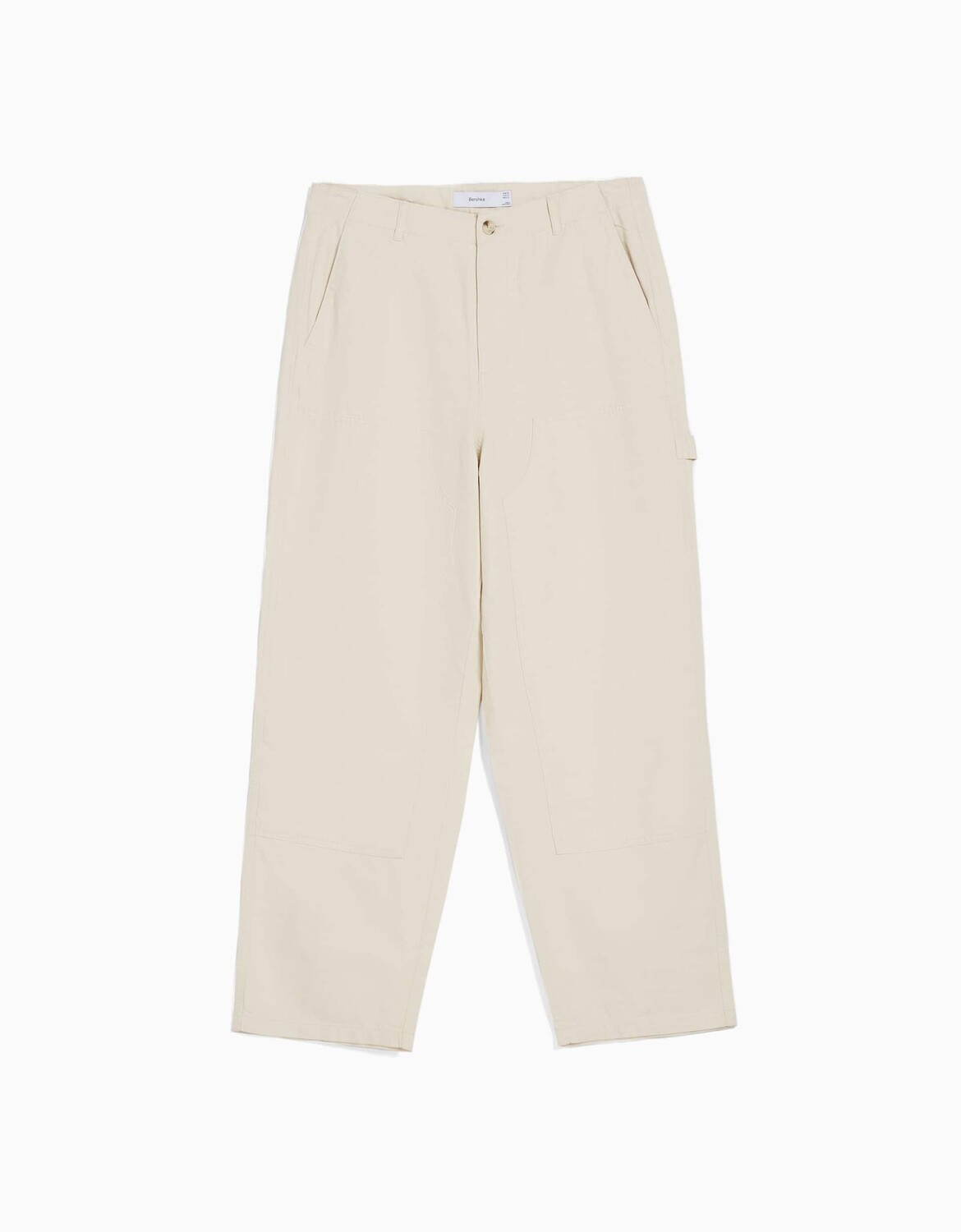 

Брюки Bershka Rustic Carpenter, кремовый