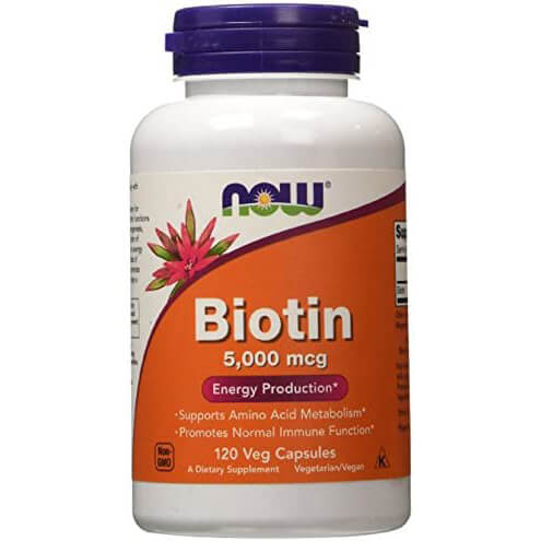 Биотин Now Foods, 120 вегетарианских капсул биотин nature made для волос кожи и ногтей 2500 мкг 60 капсул