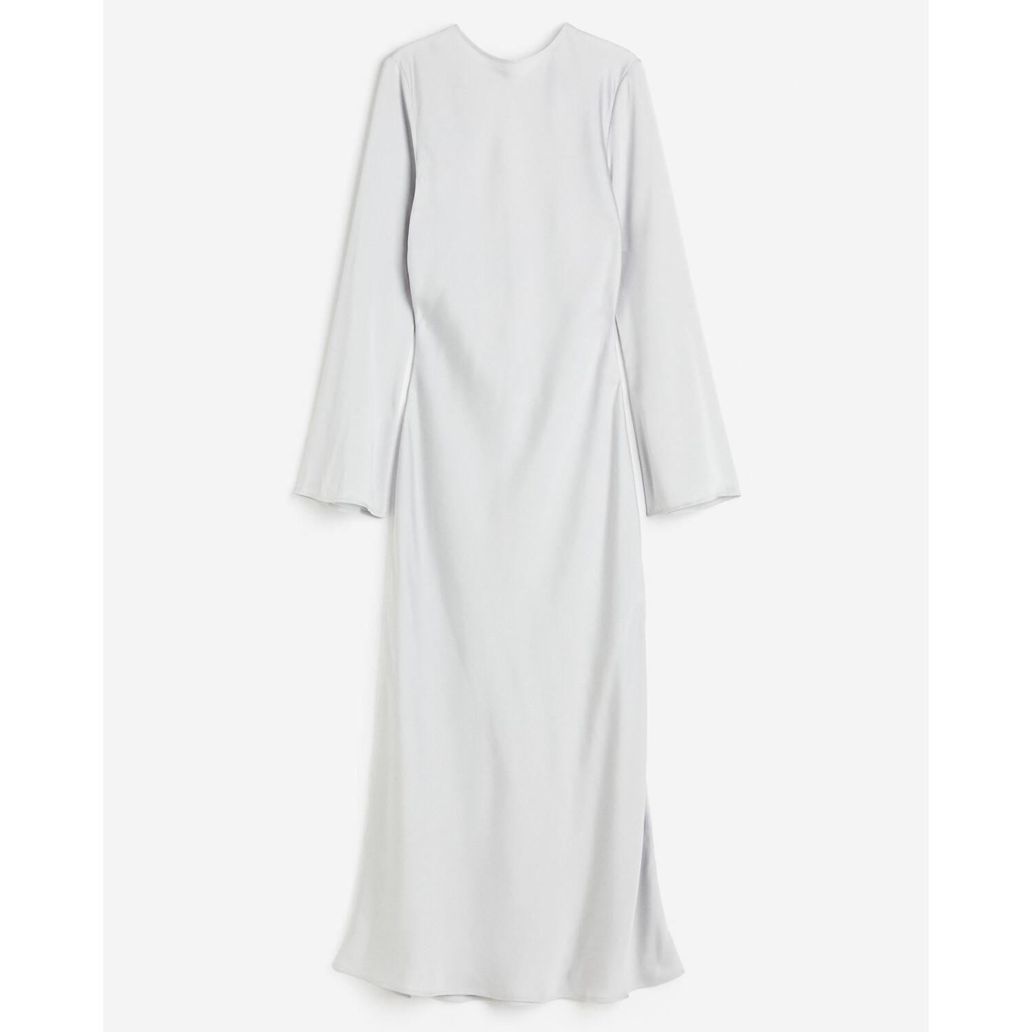 

Платье H&M Open-backed Satin, светло-серый