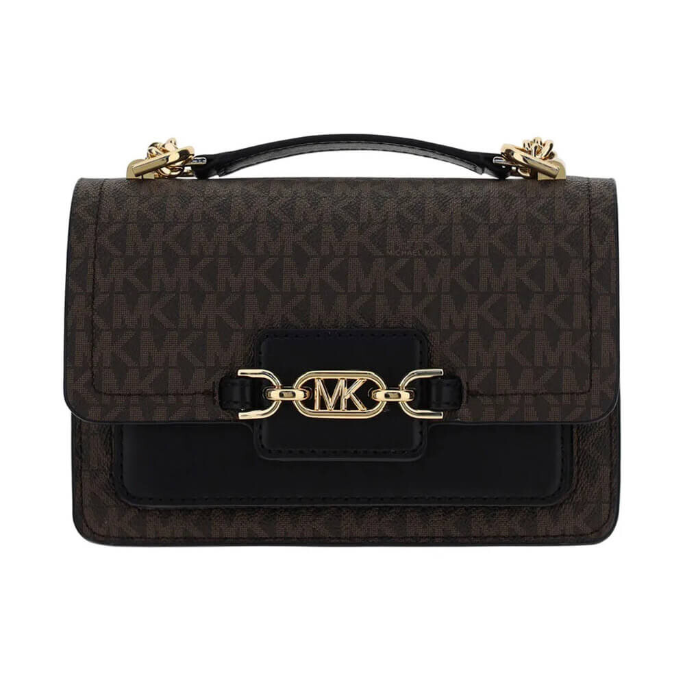 

Сумка кросс-боди Michael Kors Heather, коричневый/черный