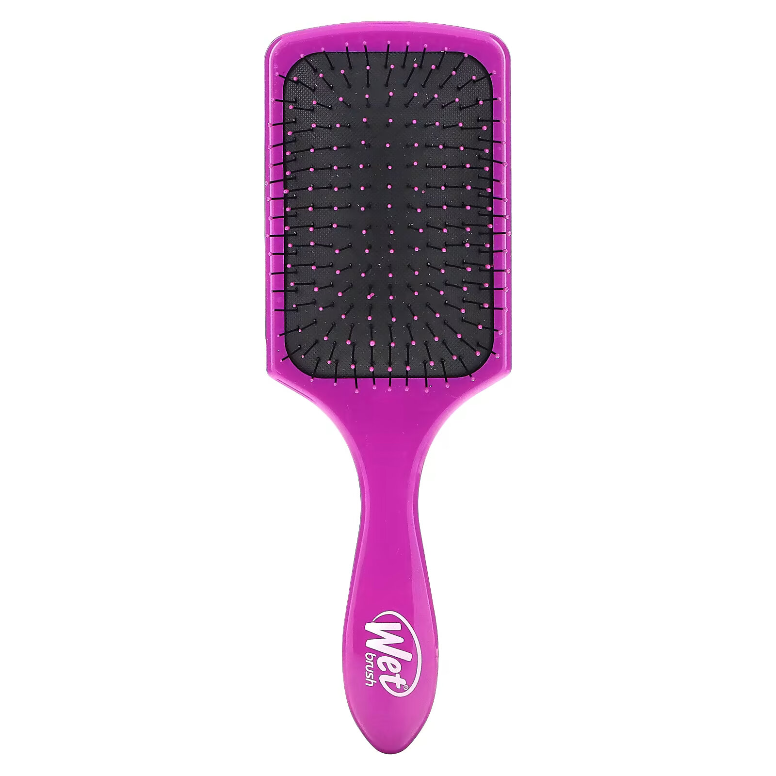 Wet Brush, Paddle Detangler Brush, щетка для легкого расчесывания, пурпурный, 1 шт. - фото