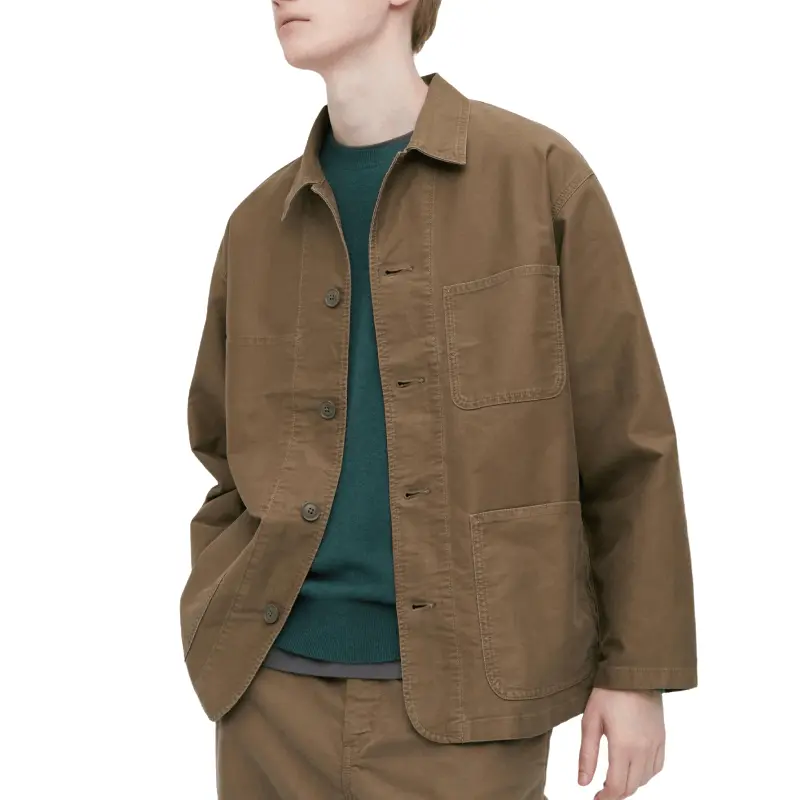 

Куртка-рубашка Uniqlo Utility, коричневый