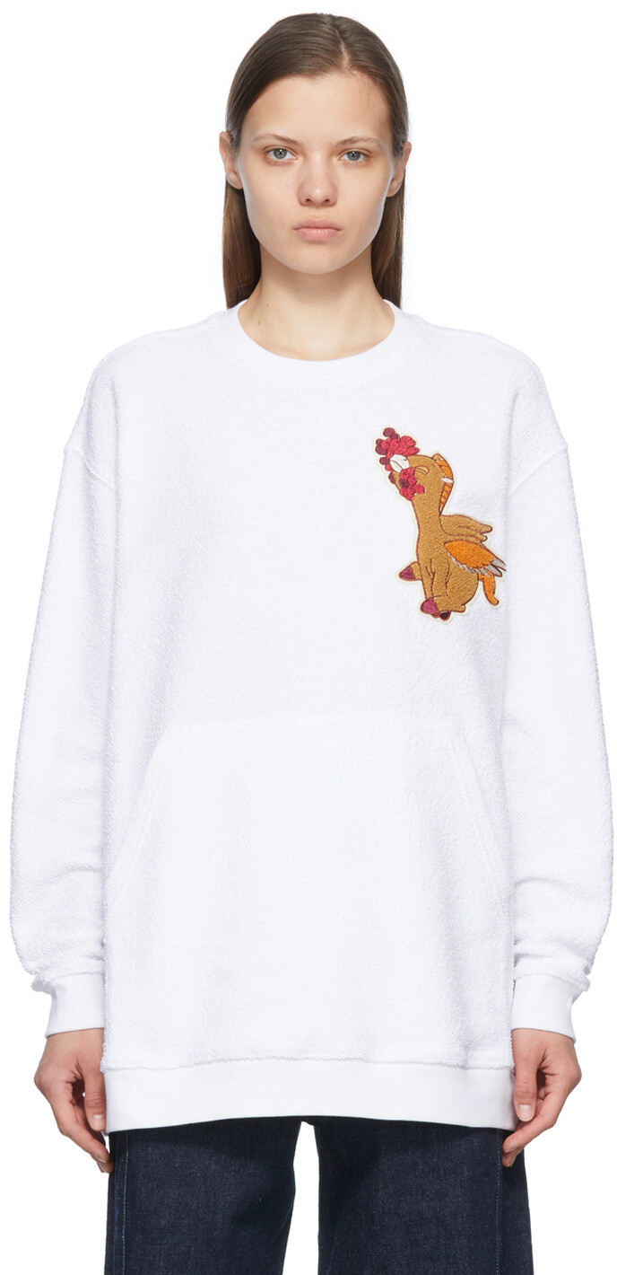 

Белый свитшот \Фантазия\"" Stella McCartney