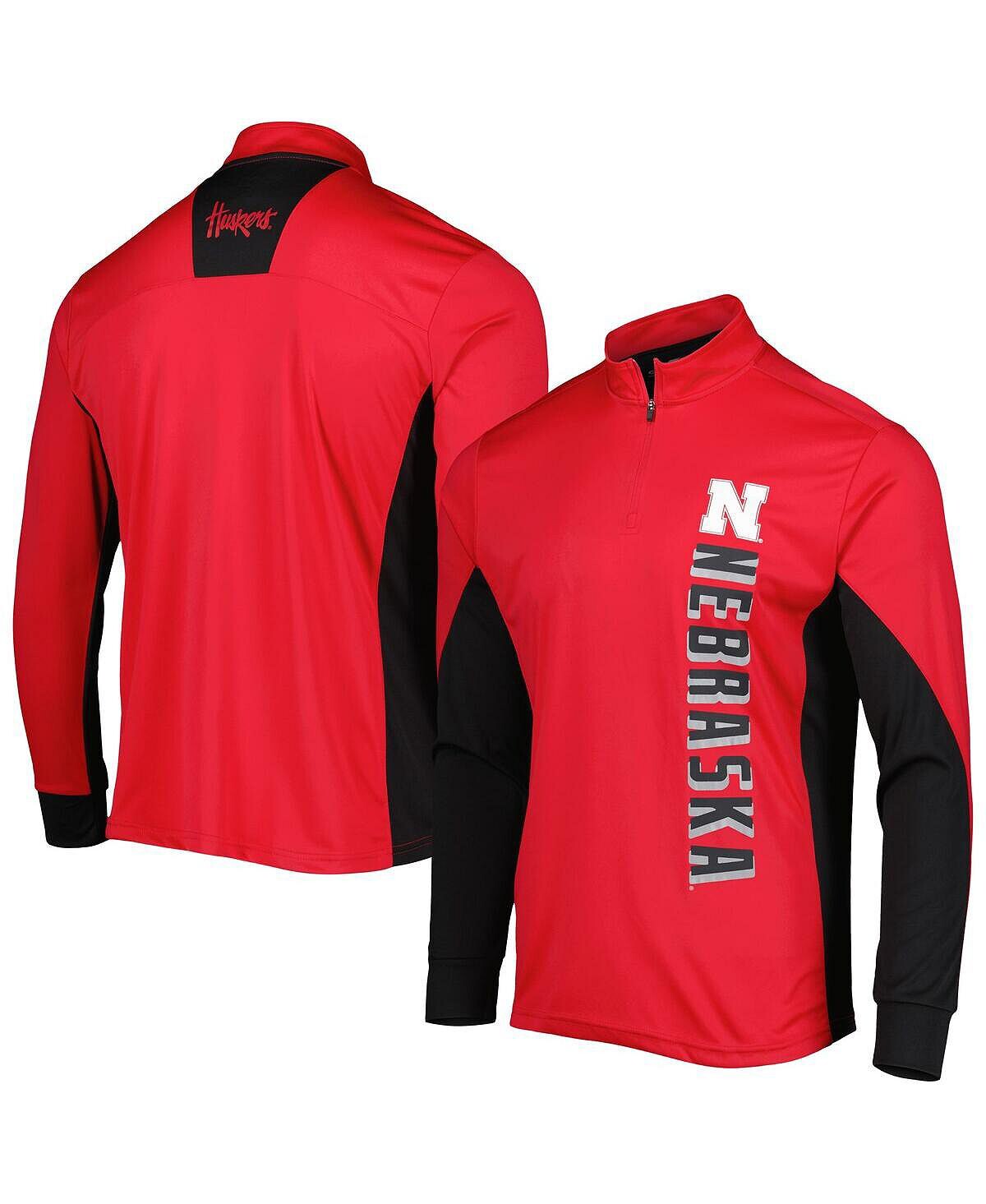 

Мужская ветровка scarlet nebraska huskers bart с молнией на четверть Colosseum