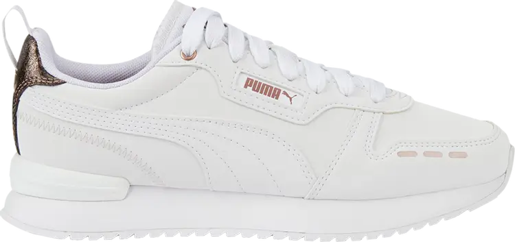 

Кроссовки Puma Wmns R78 Raw Metallics White Rose Gold, белый