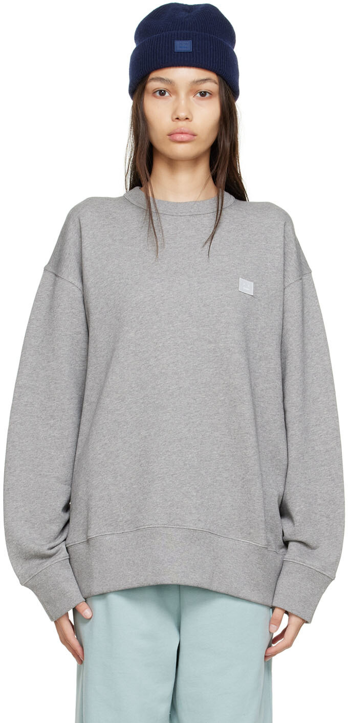 

Серая толстовка из органического хлопка Acne Studios