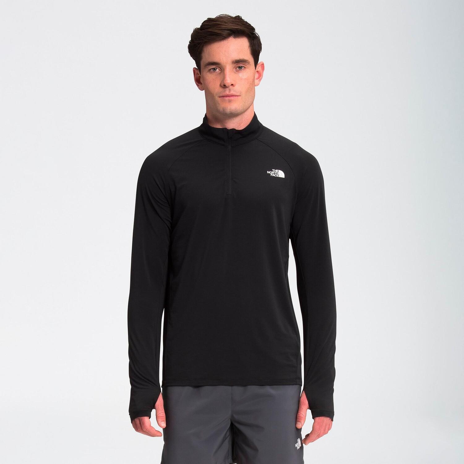

Мужской топ с молнией на четверть The North Face Wander, черный