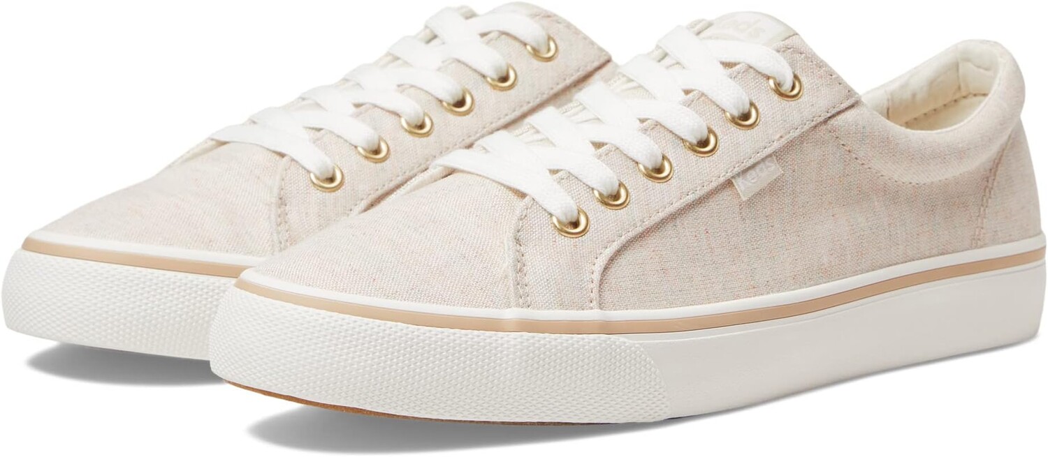 

Кроссовки Jump Kick Lace Up Keds, цвет Oatmeal Linen Fleck