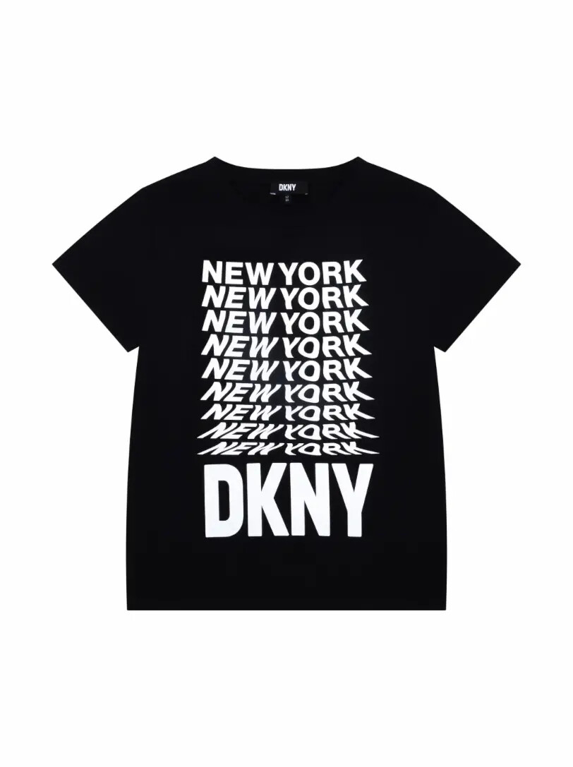 

Хлопковая футболка с логотипом DKNY