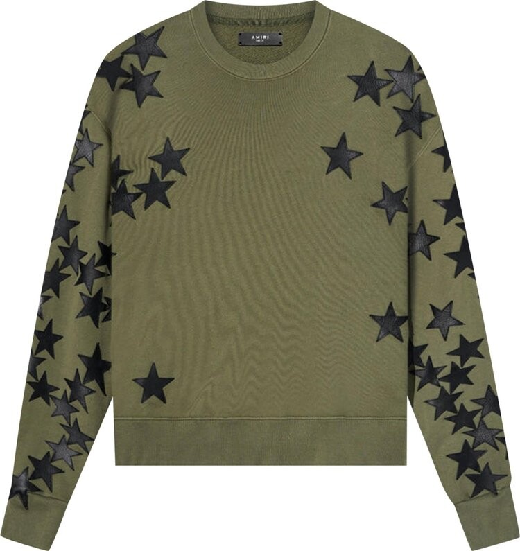 

Толстовка Amiri Chemist Crew 'Military Green', зеленый