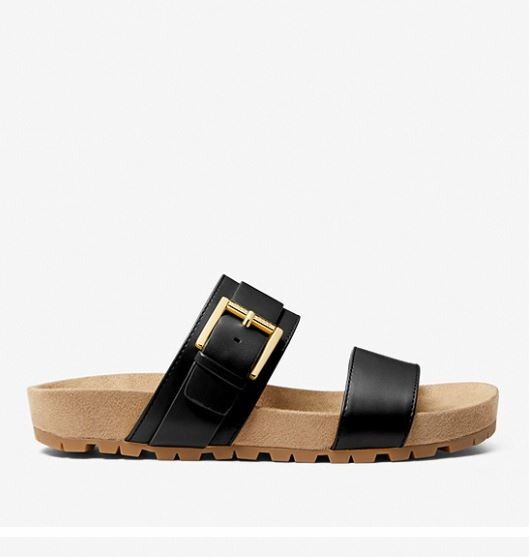 

Сандалии из искусственной кожи Michael Kors Michael Mylah Faux Leather, черный