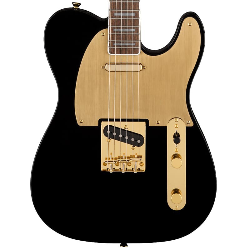 

Squier 40th Anniversary Telecaster, золотое издание — черный