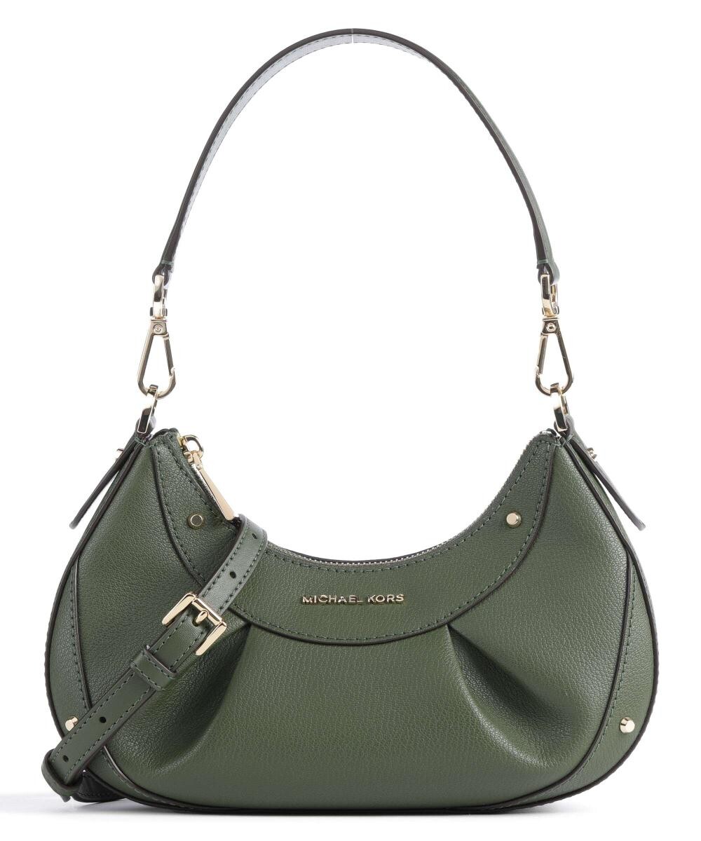

Сумка-ведро Enzo из зернистой яловой кожи. Michael Kors, зеленый