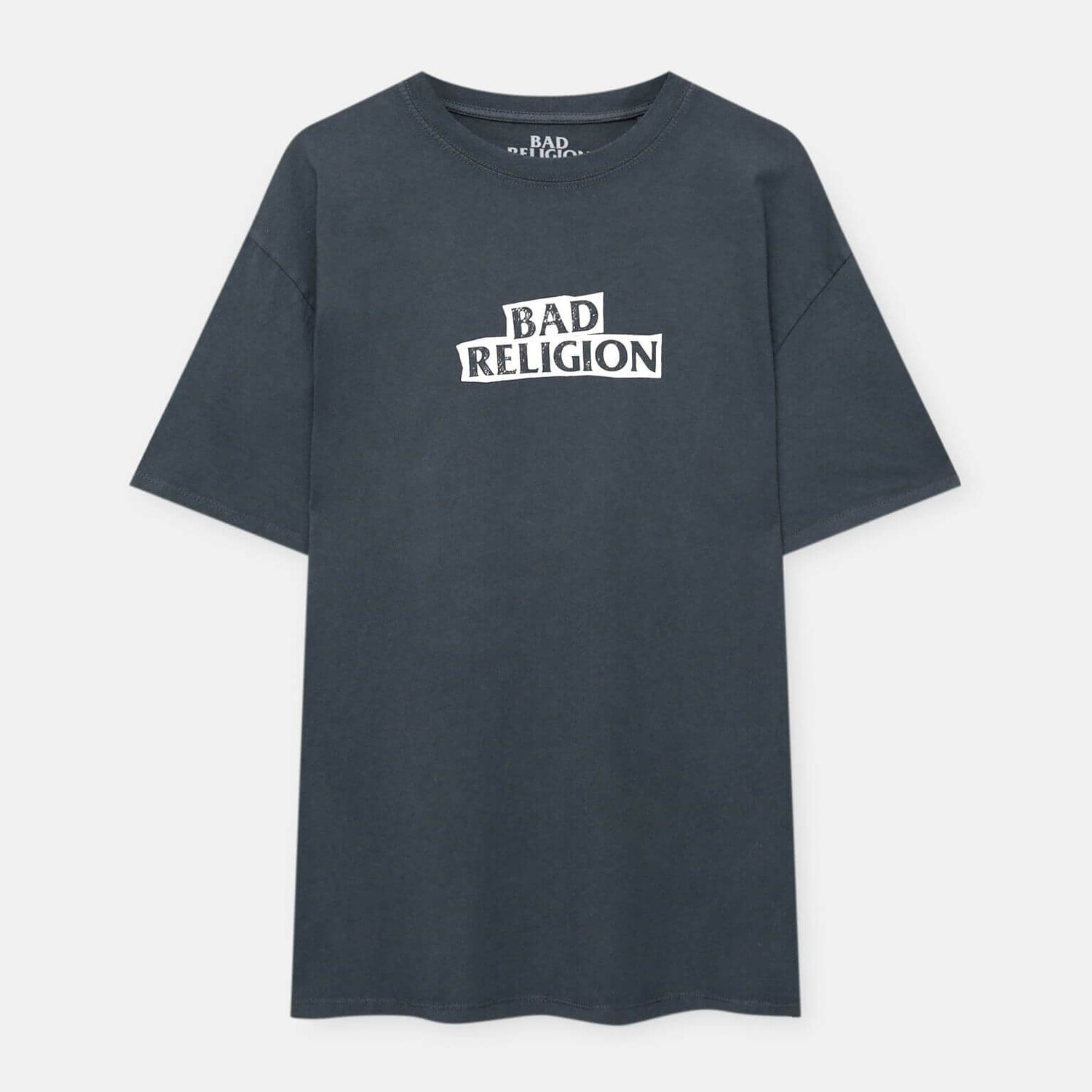 

Футболка Pull&Bear Bad Religion, темно-серый