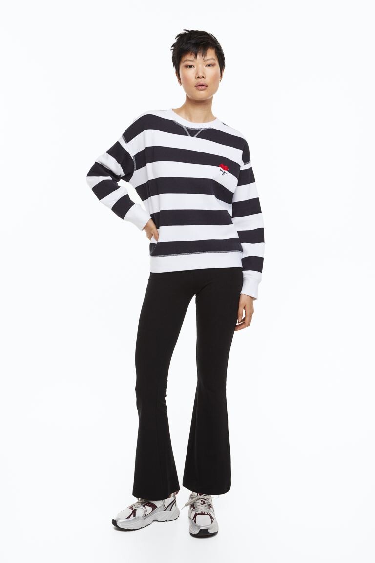 

Расклешенные леггинсы H&M, черный