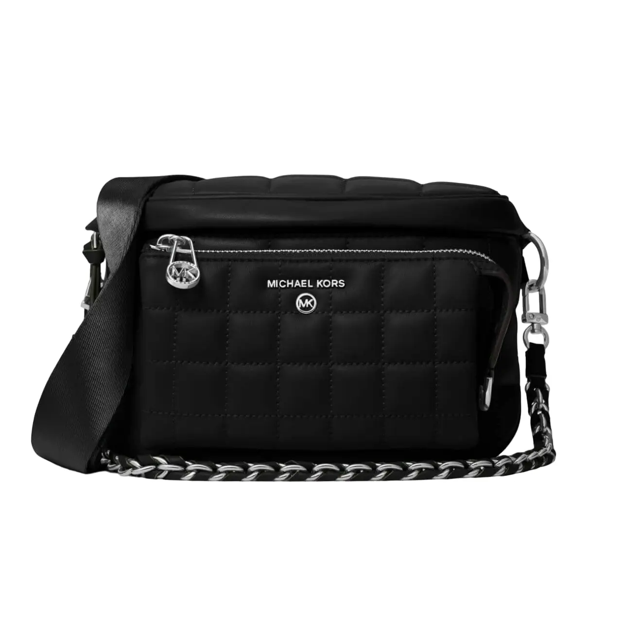 

Сумка-слинг Michael Michael Kors Slater Medium Quilted Leather, черный