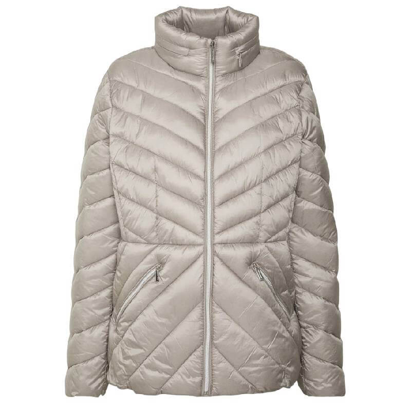

Куртка Michael Kors Chevron Quilted Packable, светло-серый