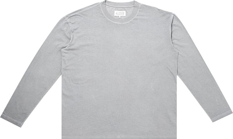 

Футболка Maison Margiela Washed Long-Sleeve T-Shirt 'Grey', серый