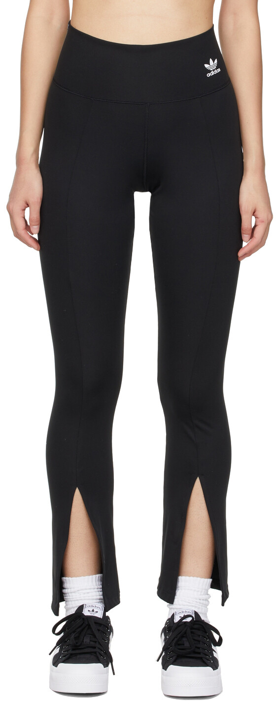 

Черные леггинсы Adicolor Classics SST с открытым краем adidas Originals
