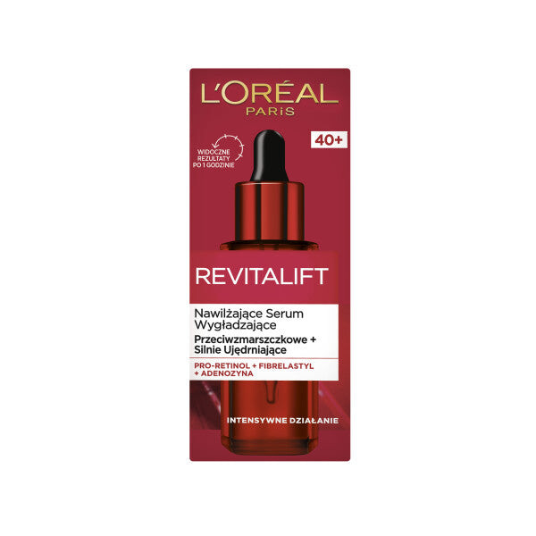 

L'Oreal Paris Revitalift 40+ увлажняющая разглаживающая сыворотка против морщин + сильно укрепляющая сыворотка 30мл