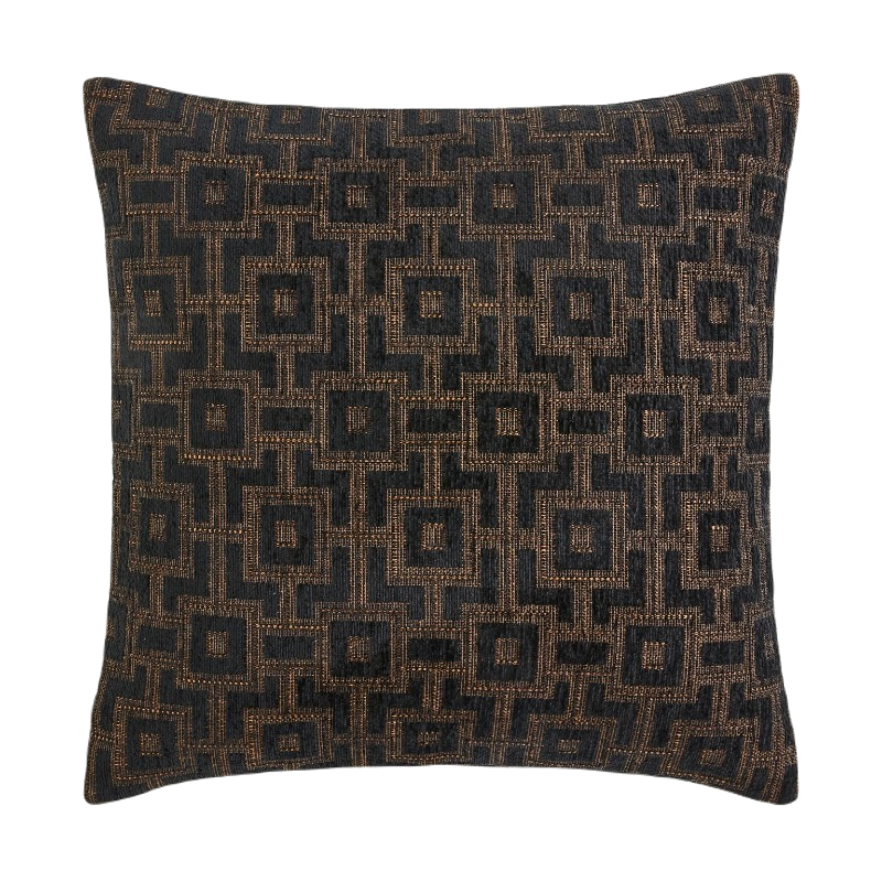 Чехол для декоративной подушки H&M Home Jacquard, коричневый